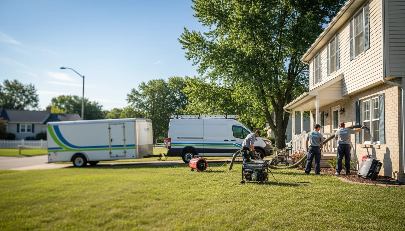 Flooded Basement Restoration And Cleanup With Repair in Farlington, KS near me